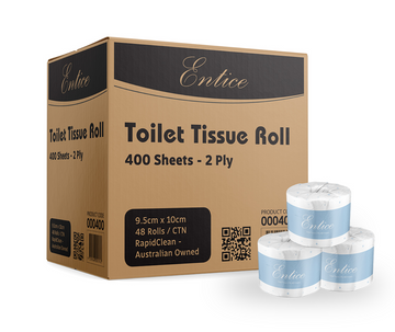 2Ply 400 Sheets Toilet Tissue / 48 Rolls