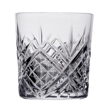 Broadway Crystal Cut Old Fashioned Glass 300ml