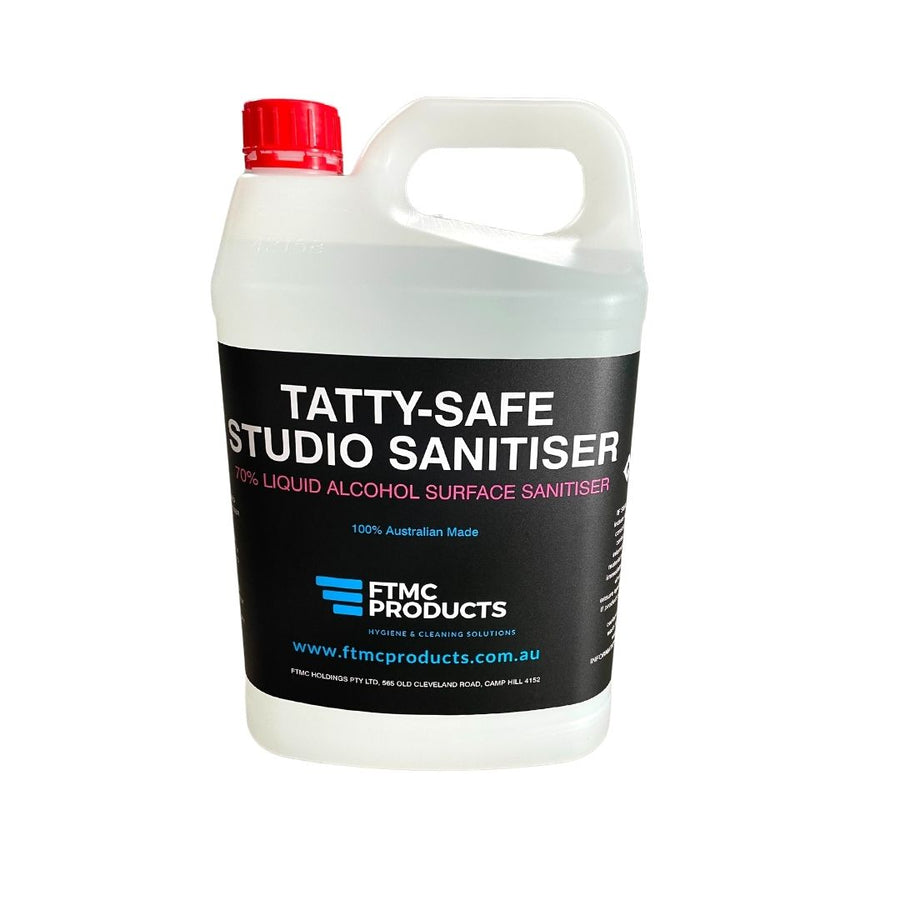 Tatty-Safe 70% Alcohol Studio Sanitiser 5L