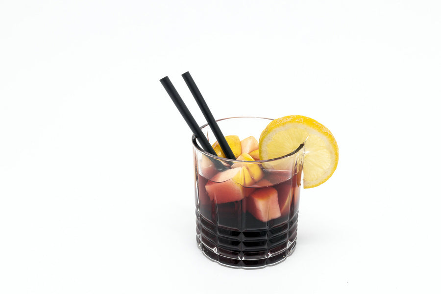 Paper Cocktail Straw - Black